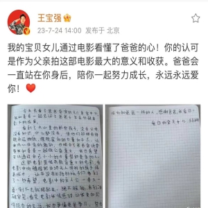 王宝强女儿《八角笼中》观后感：明白了爸爸带自己做公益的意义