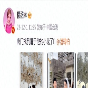 杨丞琳晒潘玮柏婚礼现场照送祝福,网友齐呼:期待你也穿上婚纱